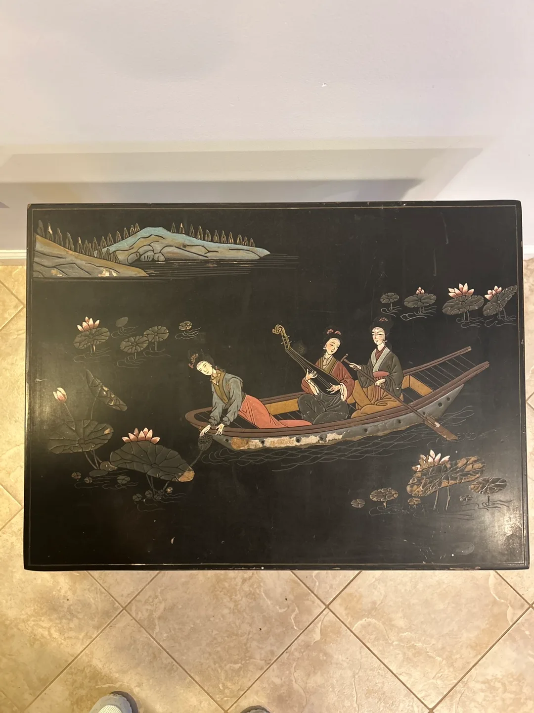 Vintage Asian Accent Table image indicator(3)