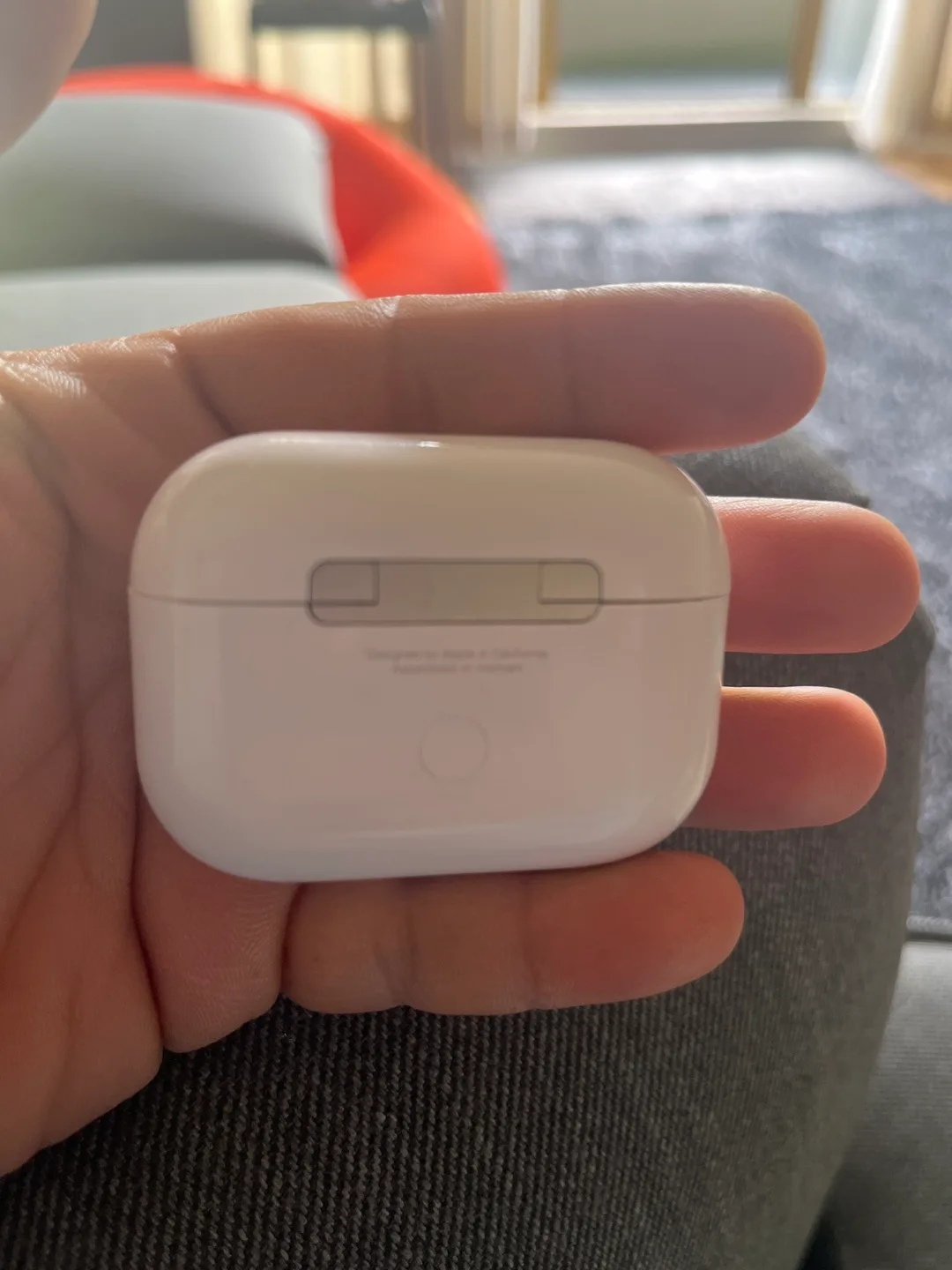 White AirPod 2 pro Earbuds with Charging Case image indicator(3)