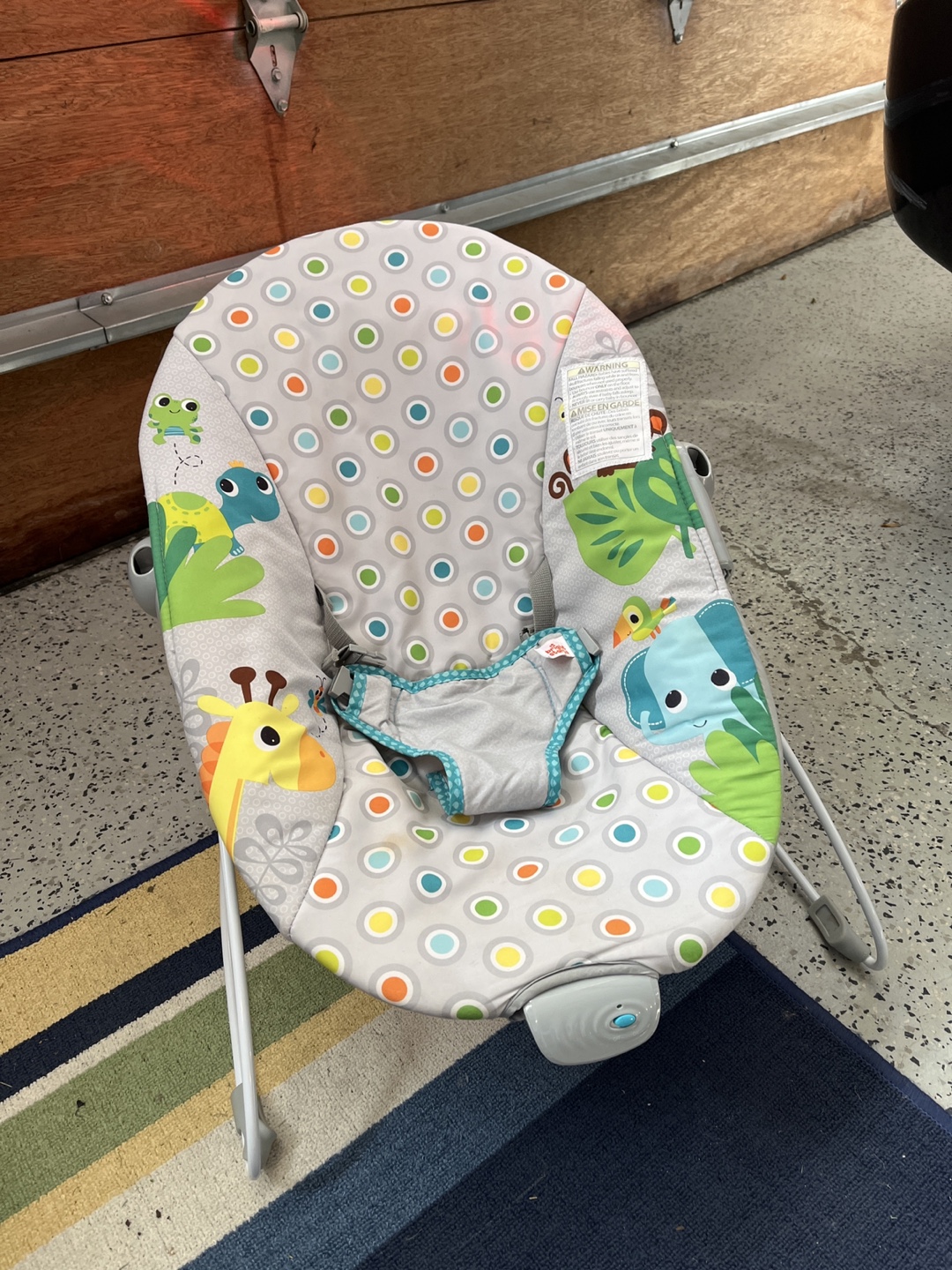 Baby Bouncer with Fun Prints