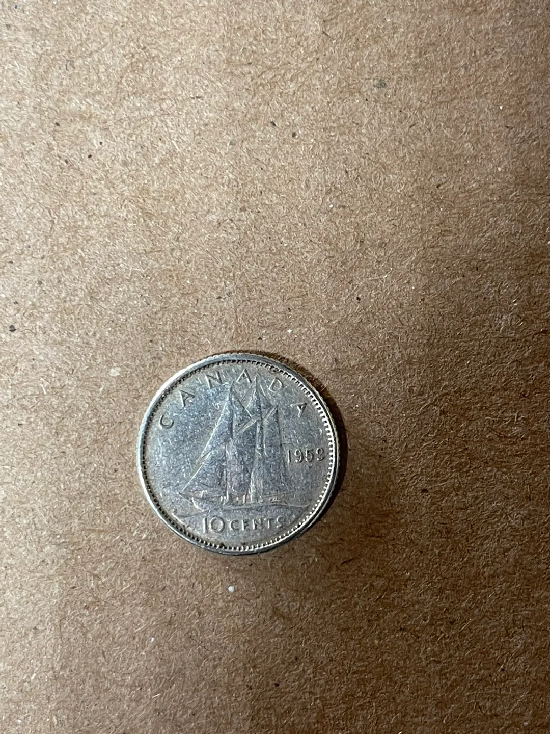 1959 Canadian Silver Dime image indicator(2)