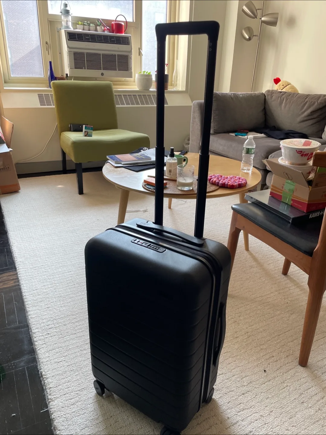 Away Carryon Flex Black Rolling Suitcase with TSA Lock thumbnail