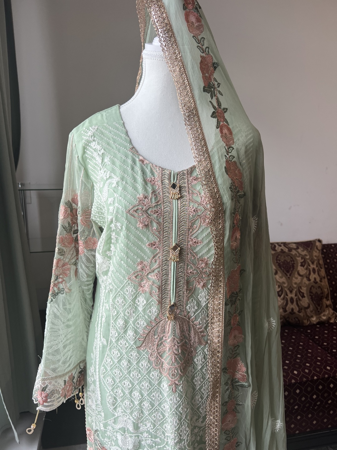 Pakistani Green outfit
