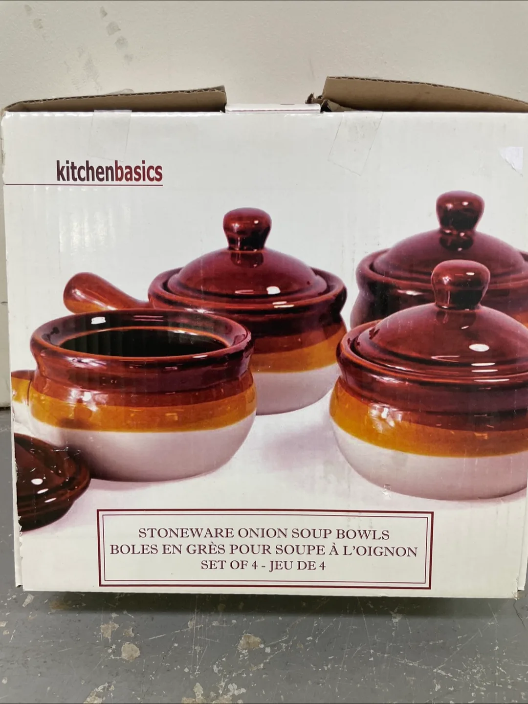 Kitchenbasics Stoneware Soup Bowls - 4 total thumbnail