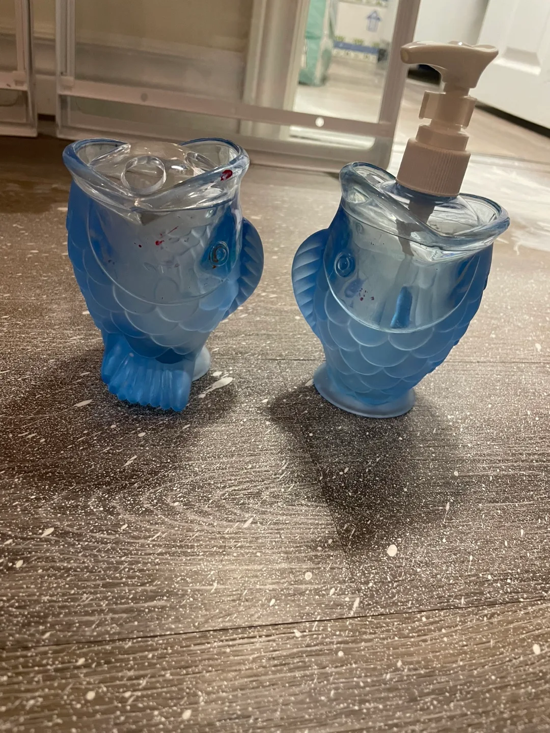Blue Fish Soap Dispenser Set thumbnail