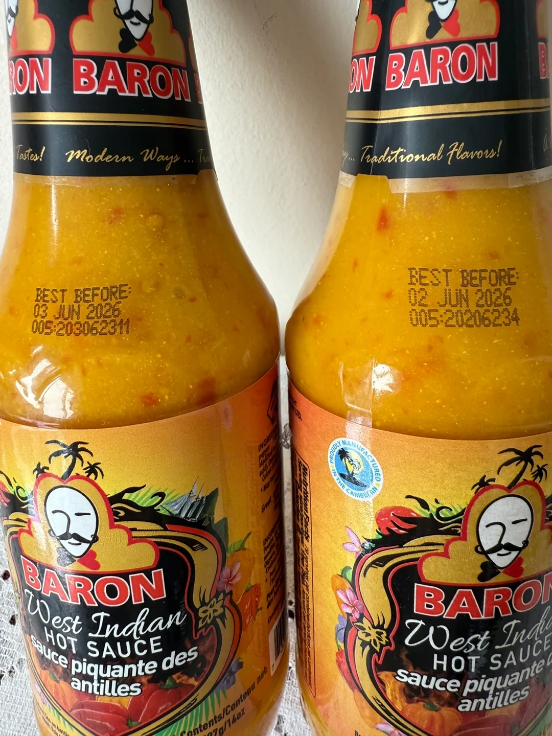 2 West Indian Hot Sauce Bottles $4 Each (2026 Expiry) image indicator(4)
