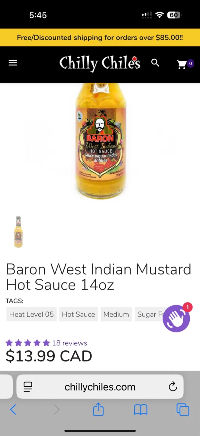2 West Indian Hot Sauce Bottles $4 Each (2026 Expiry) image indicator(7)