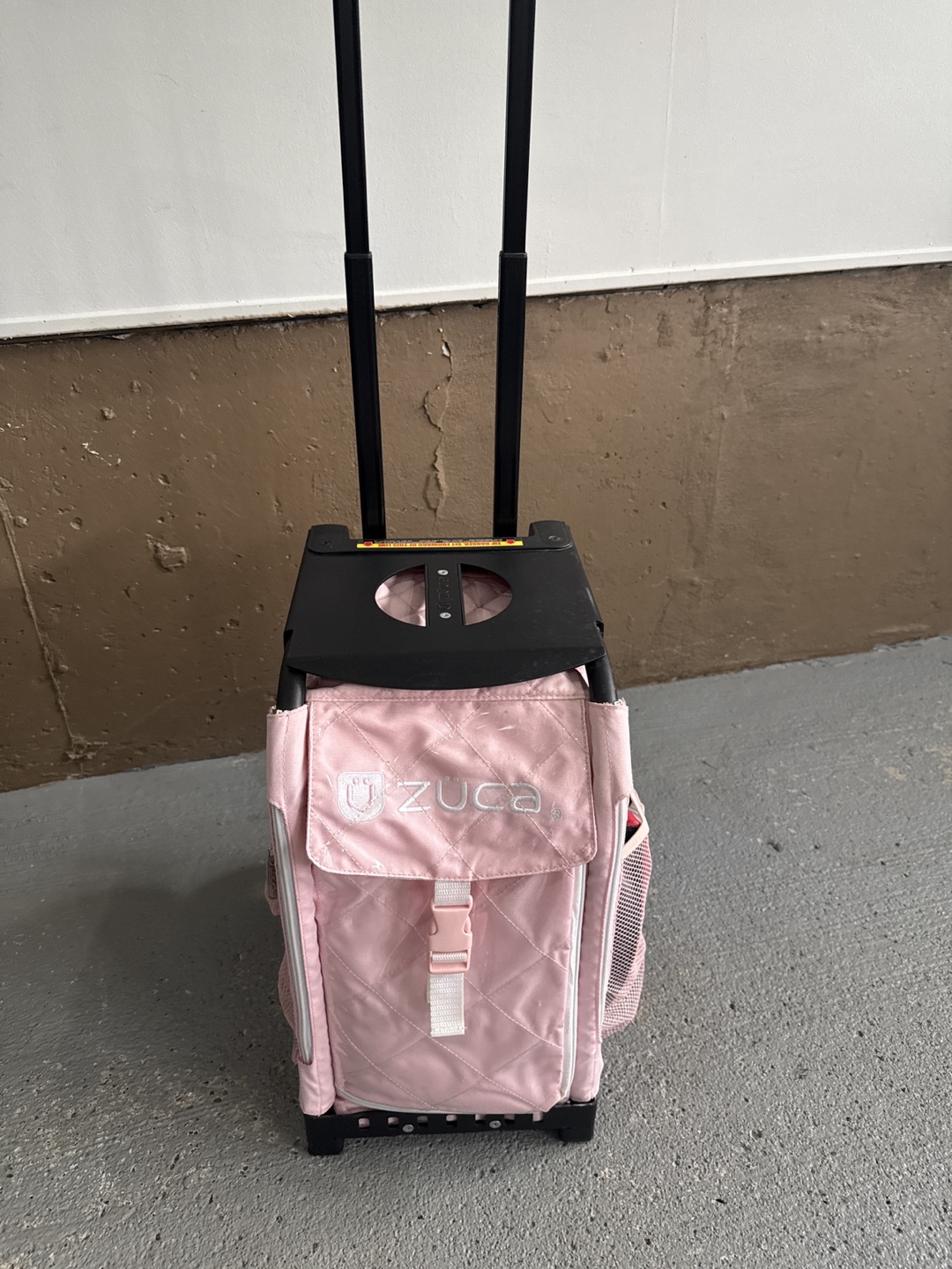 Pink Zuca Rolling Bag