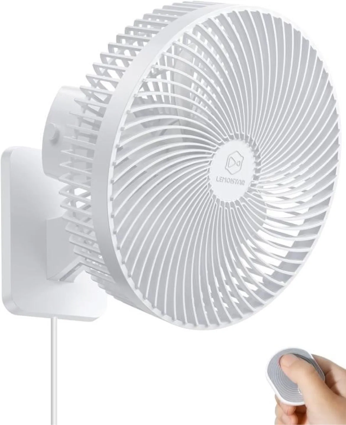 10 Inch Oscillating Fan for Bedroom, Portable Fan with Remote thumbnail
