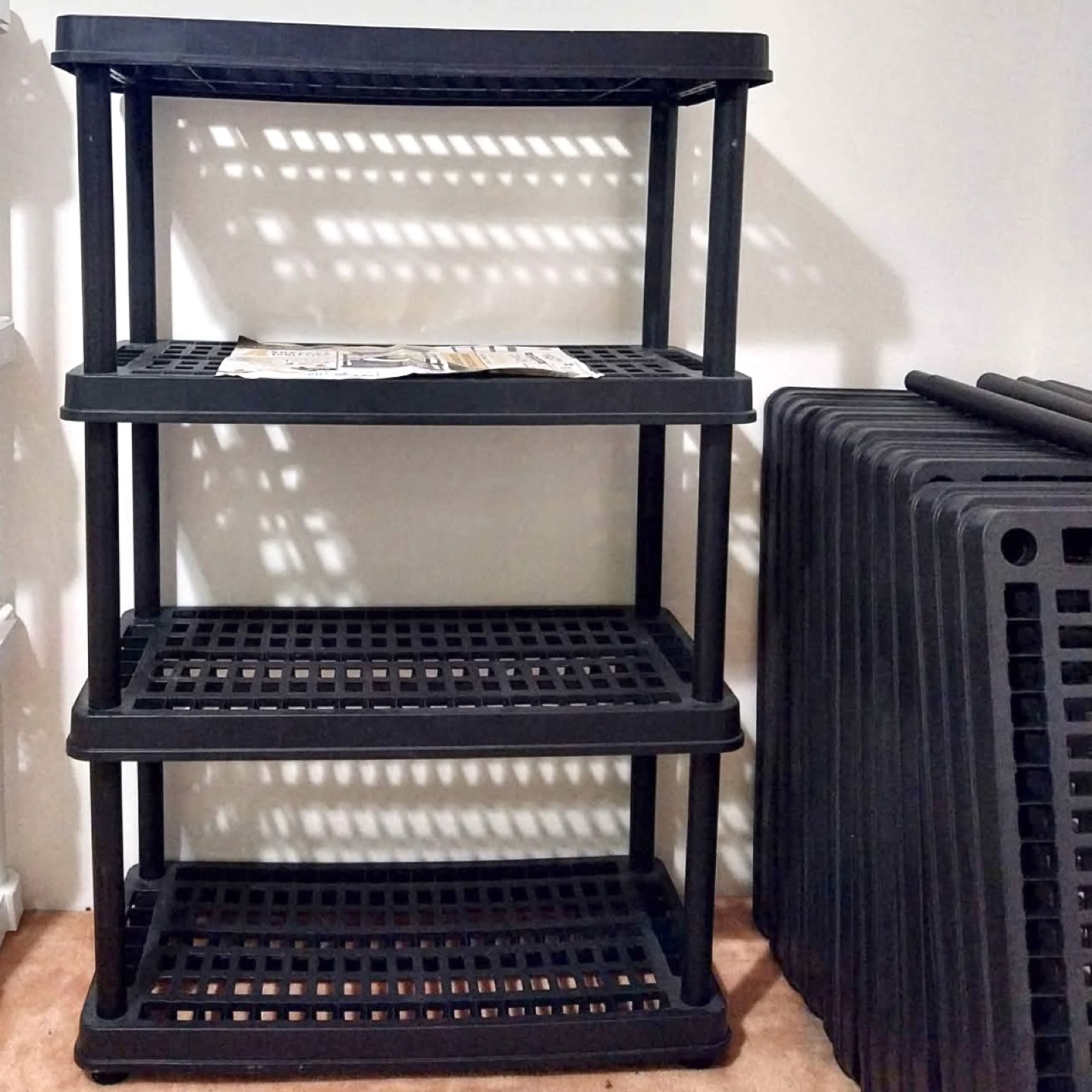 4-Tier Heavy Duty Storage Rack (36”x18”x54.5”)