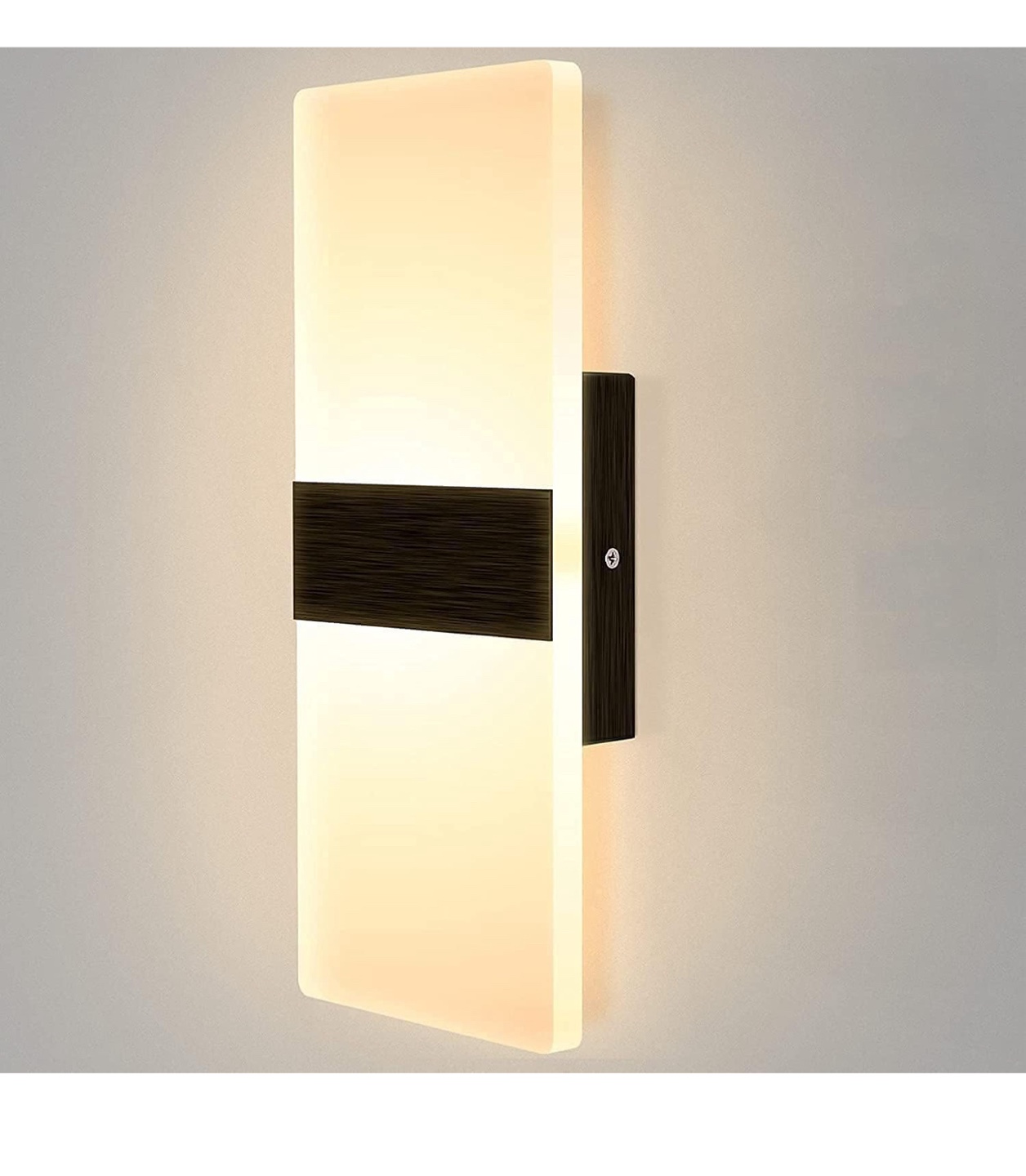 Dimmable Wall Sconce Modern, LIGHTESS Indoor Wall Lamp