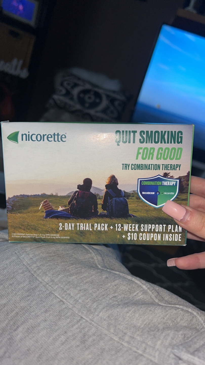 Nicorette Quit Smoking trial pack #freecycle