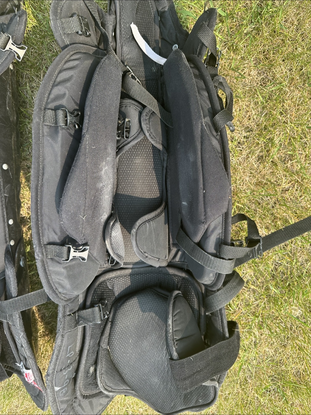 Used Black Lacrosse Goalie Pads - photo 2