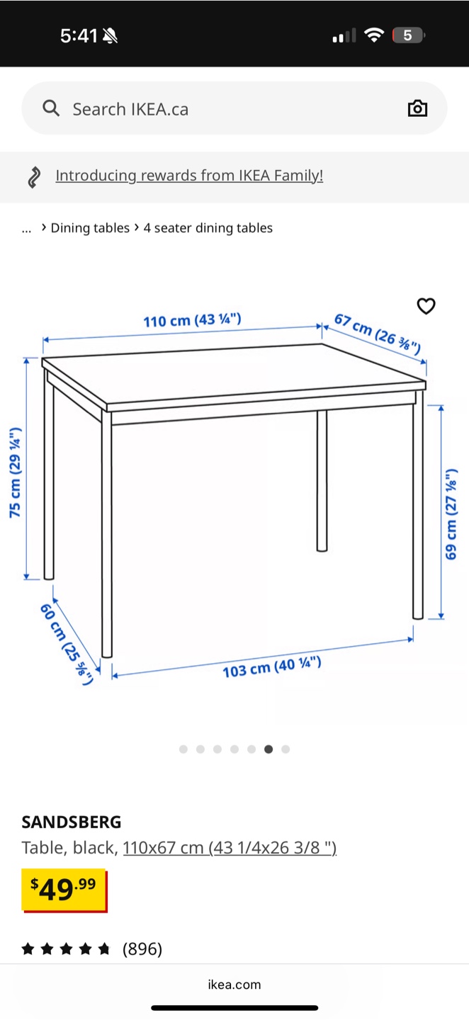 IKEA SANDSBERG Table - photo 4