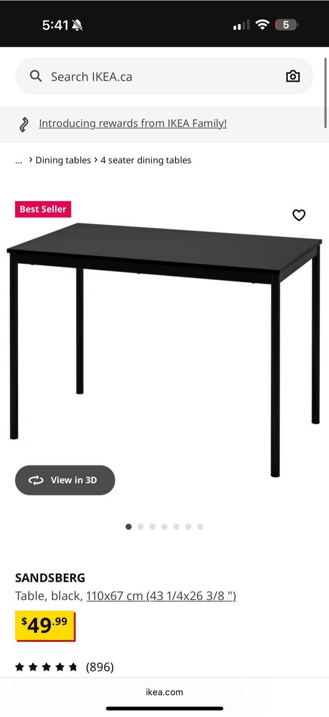 IKEA SANDSBERG Table - photo 3