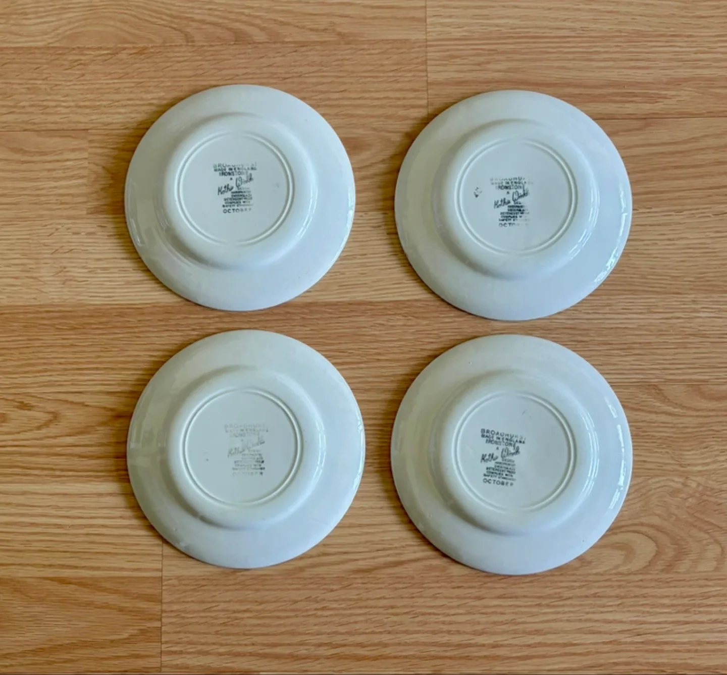 Broadhurst Kathie Winkle October Plates - Set of 4 image indicator(2)