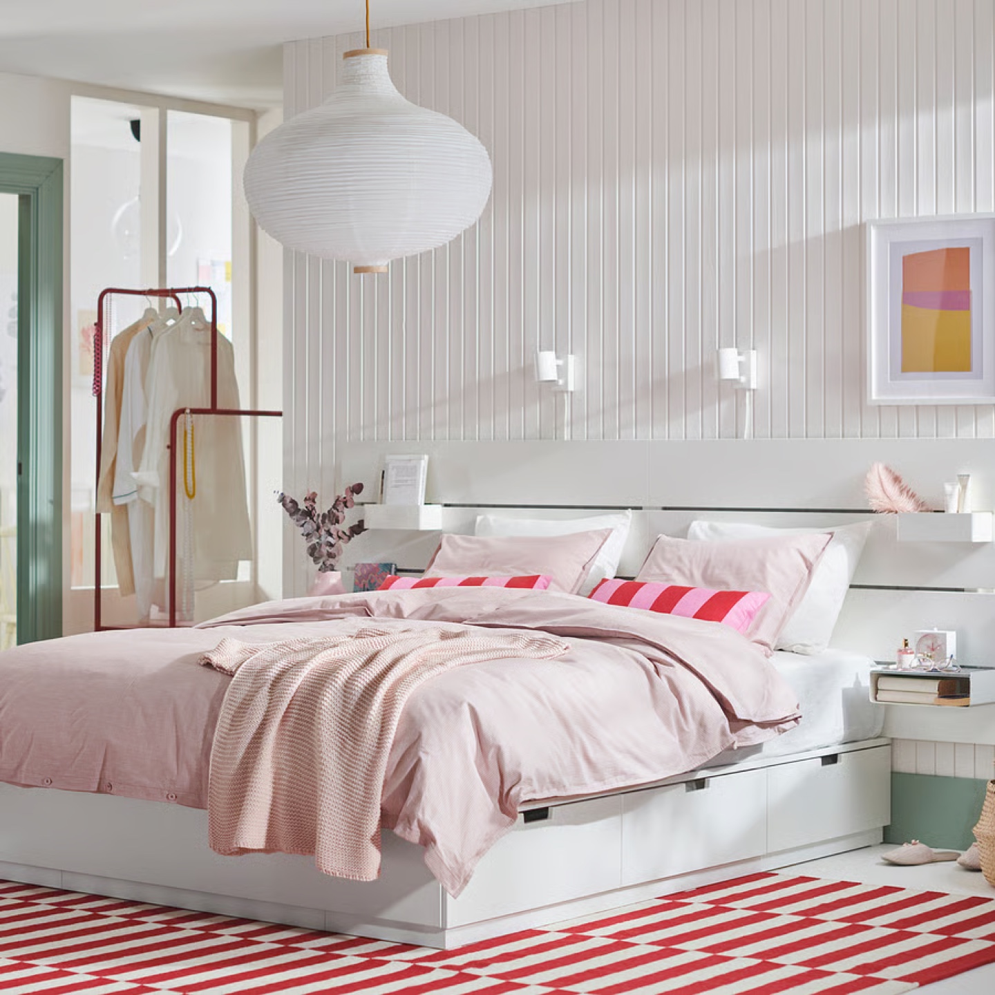 💎 41% OFF! IKEA NORDLI King Bed + Headboard – Like New! 🛏️ - photo 4