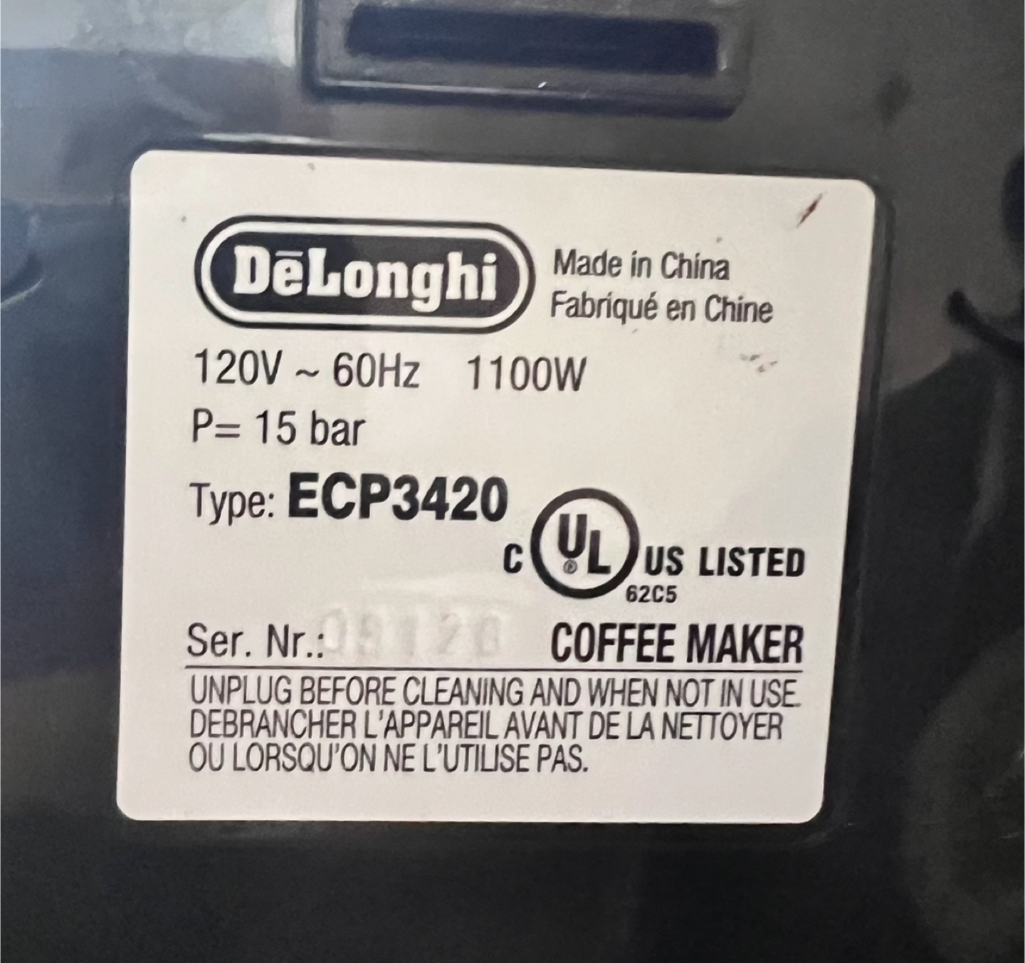 Delonghi - 15 Bar Espresso & Cappuccino - photo 4