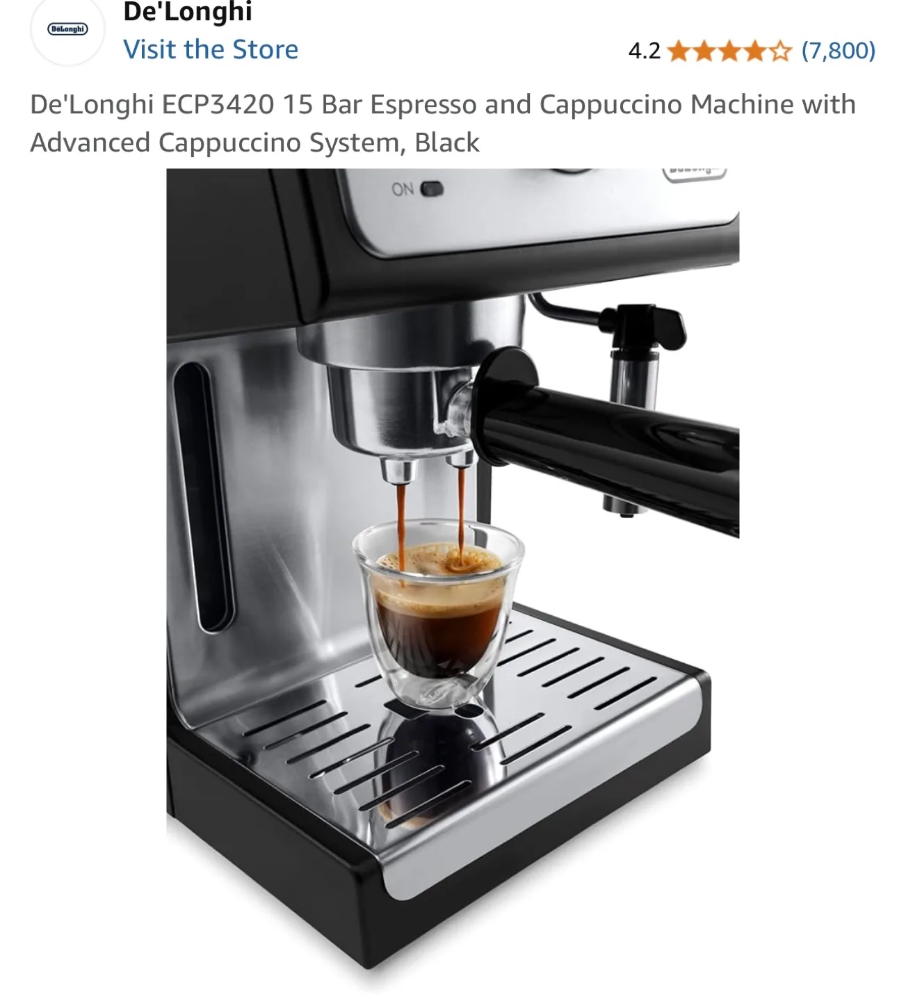 Delonghi - 15 Bar Espresso & Cappuccino image indicator(10)