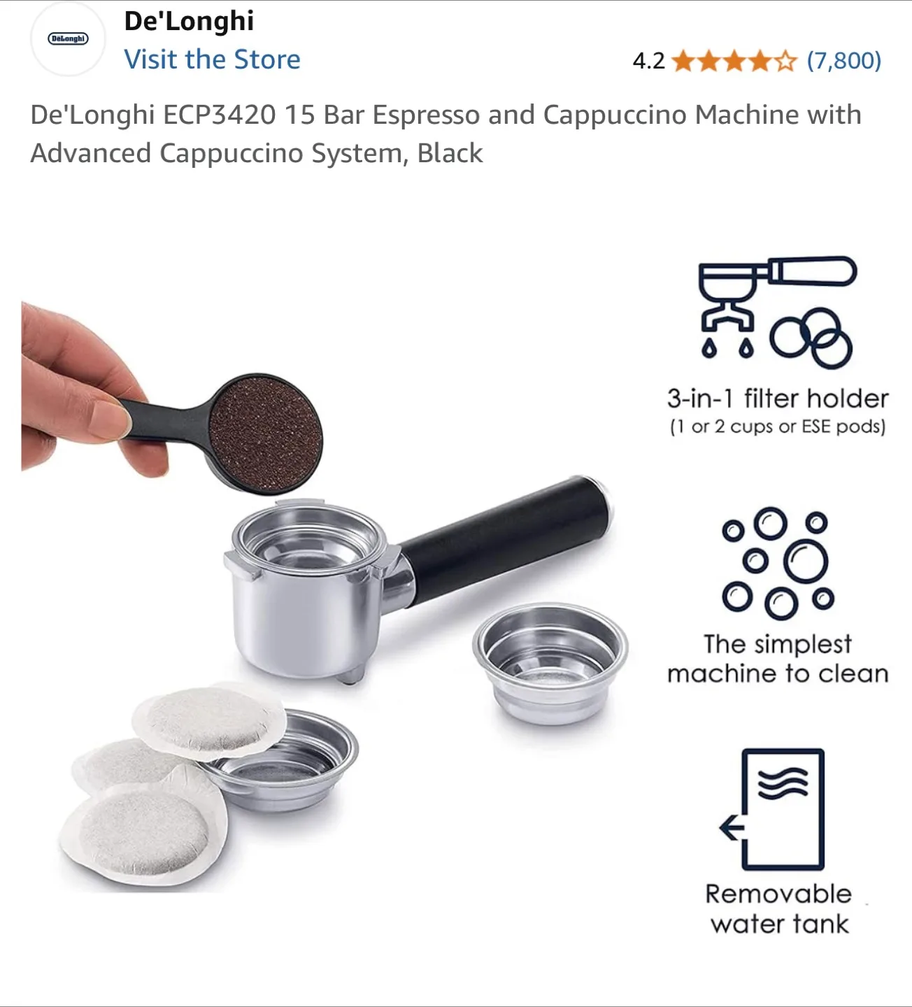 Delonghi - 15 Bar Espresso & Cappuccino image indicator(8)