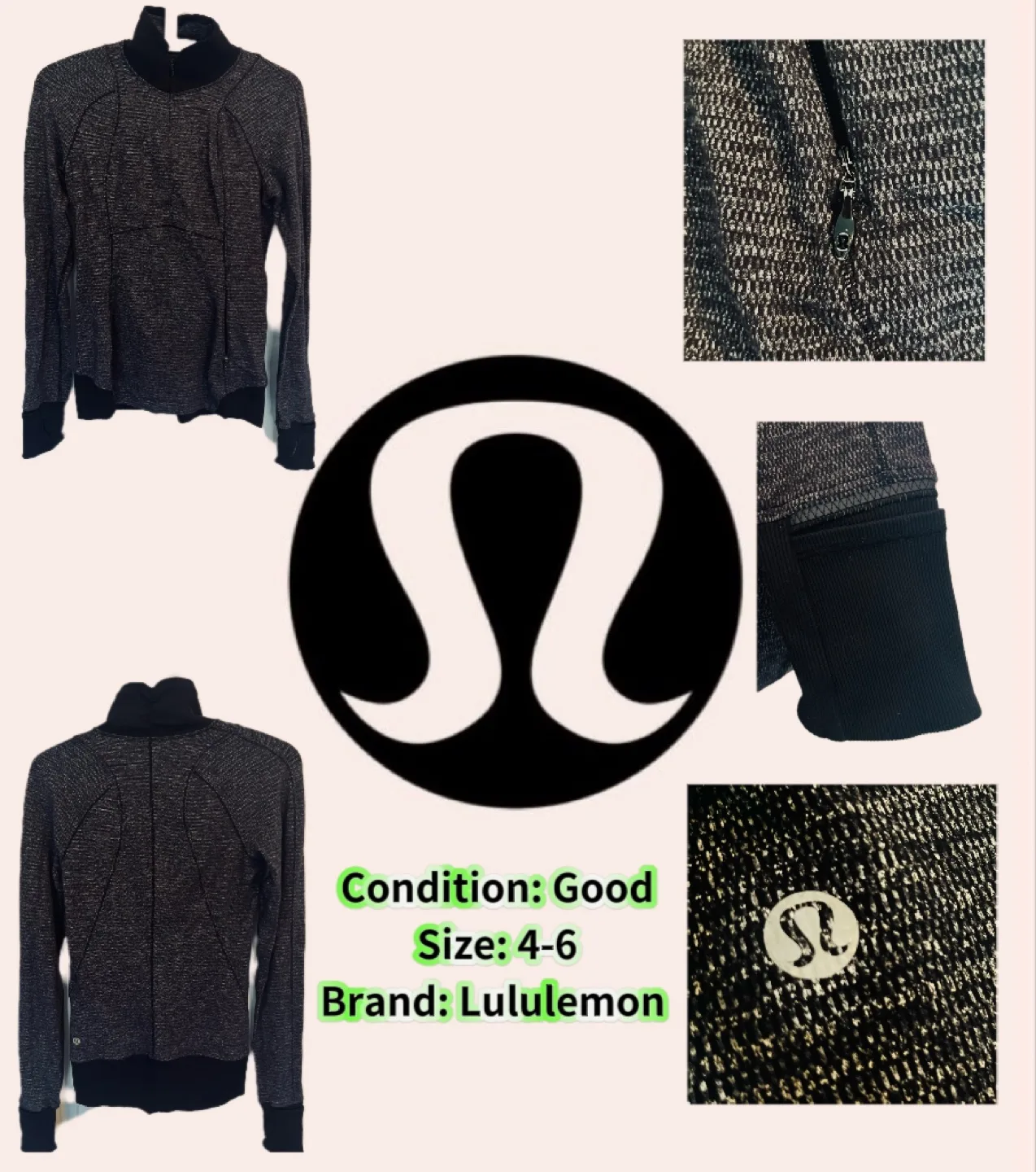 ⚫️Lululemon Long Sleeve⚫️➕FREEBIE thumbnail