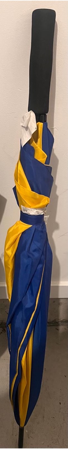 Blue and Yellow Umbrella