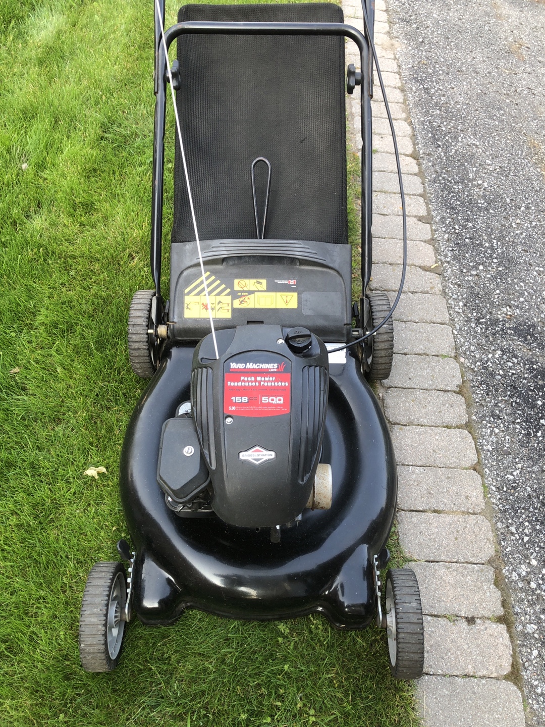 Lawn Mower yard machines.