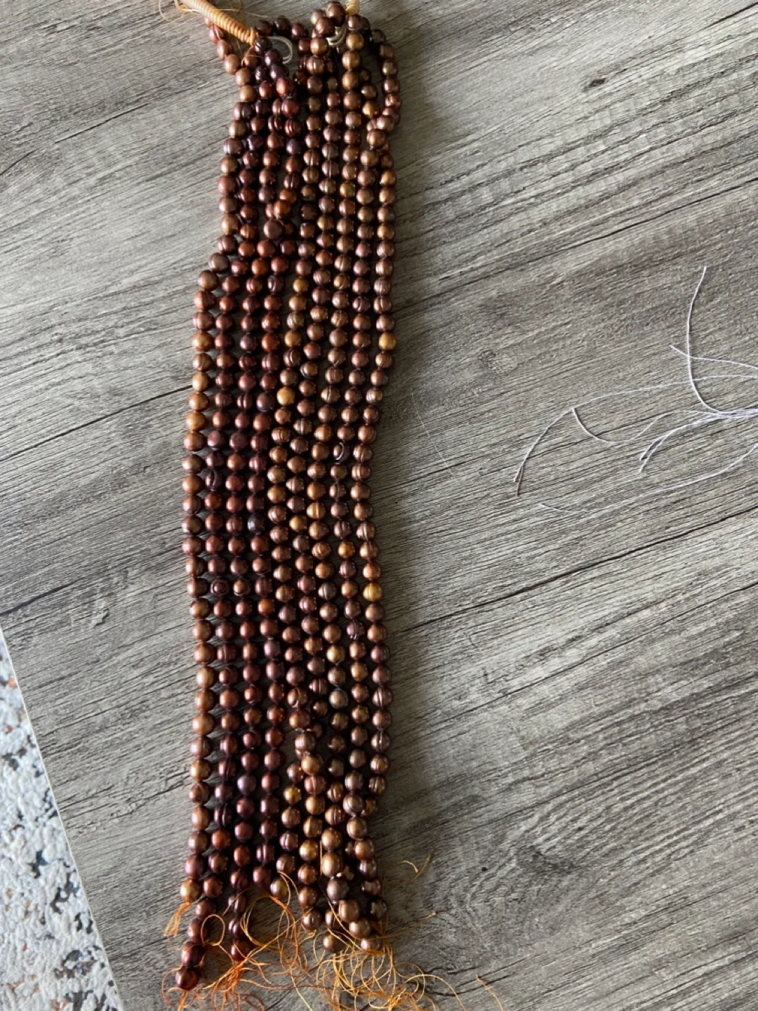 Bronze-Toned Pearl Beads thumbnail