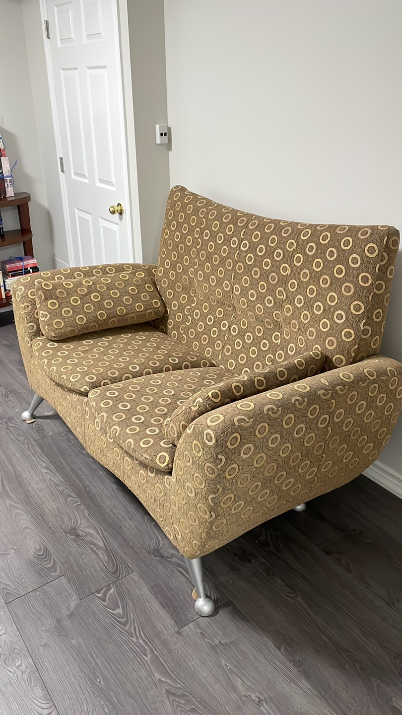 Patterned Two-Seater Sofa