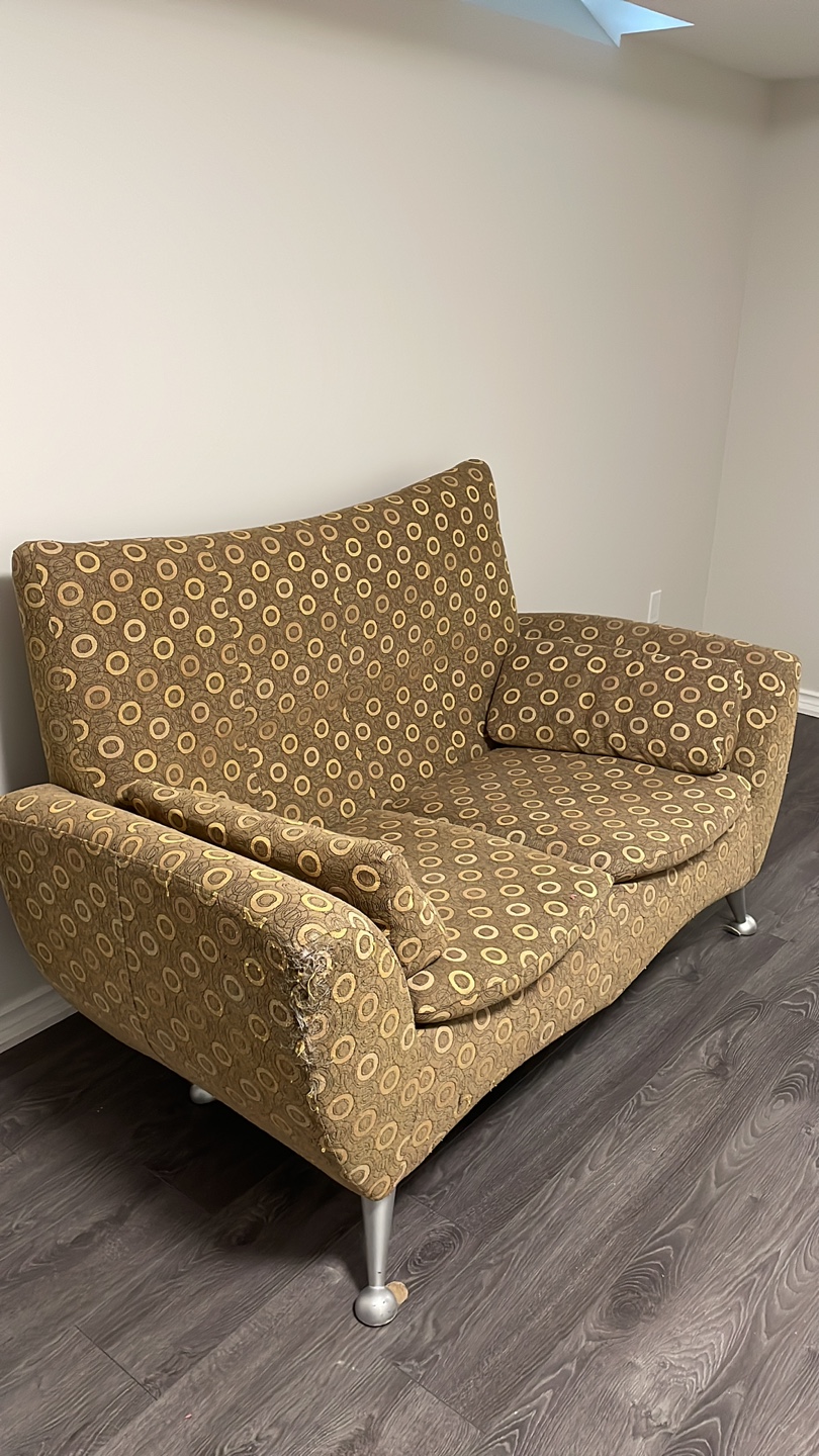 Patterned Two-Seater Sofa - photo 2