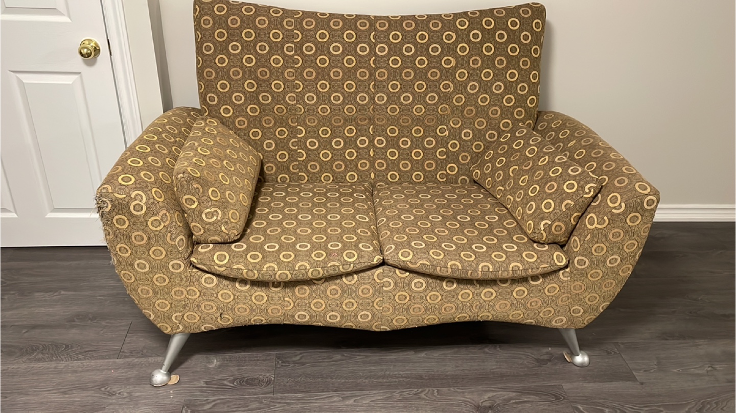 Patterned Two-Seater Sofa - photo 3