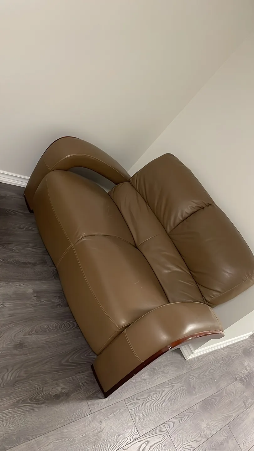 Leather Loveseat & Recliner image indicator(2)