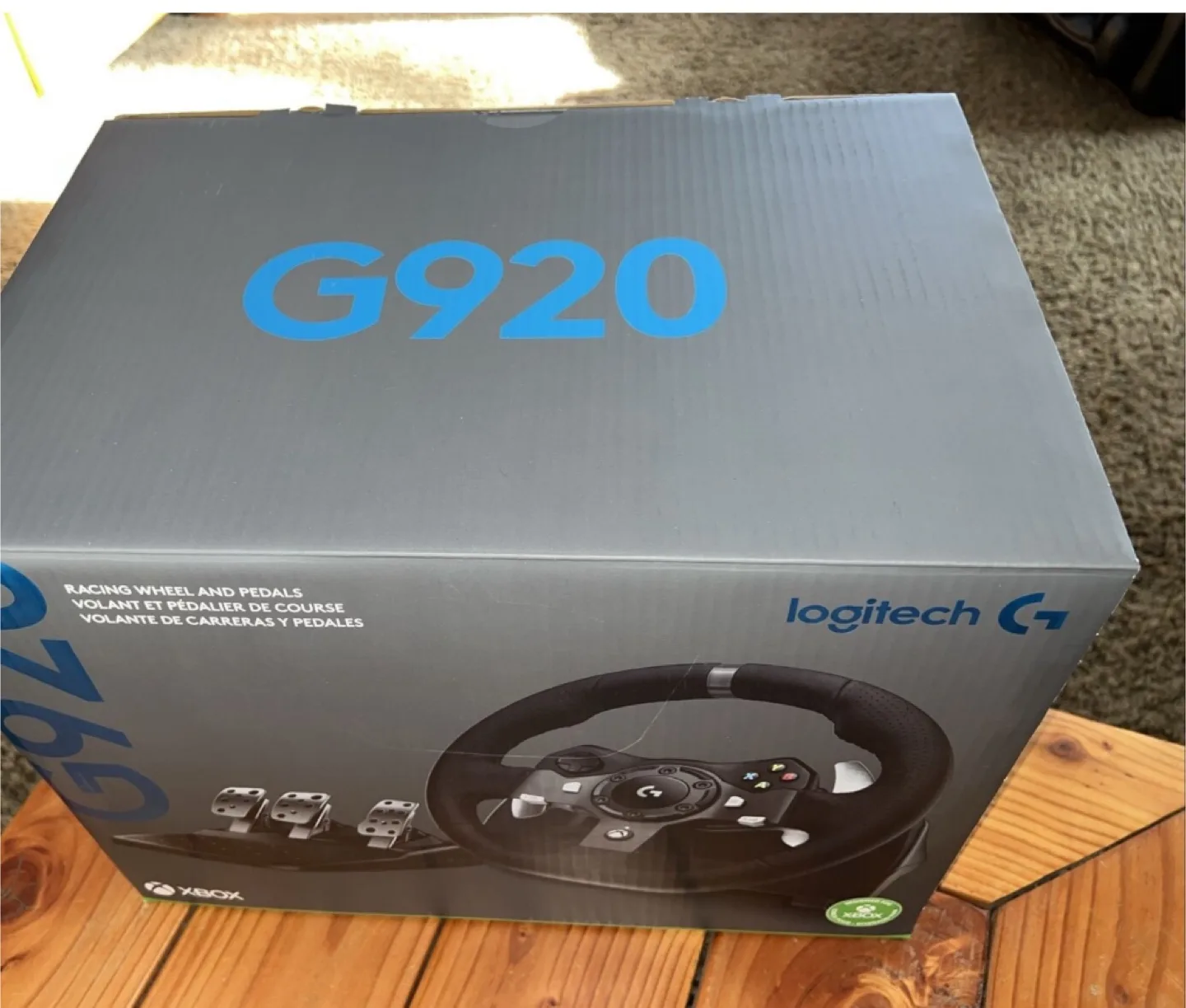 Brand New Logitech G920 Racing Wheel and Pedals image indicator(3)