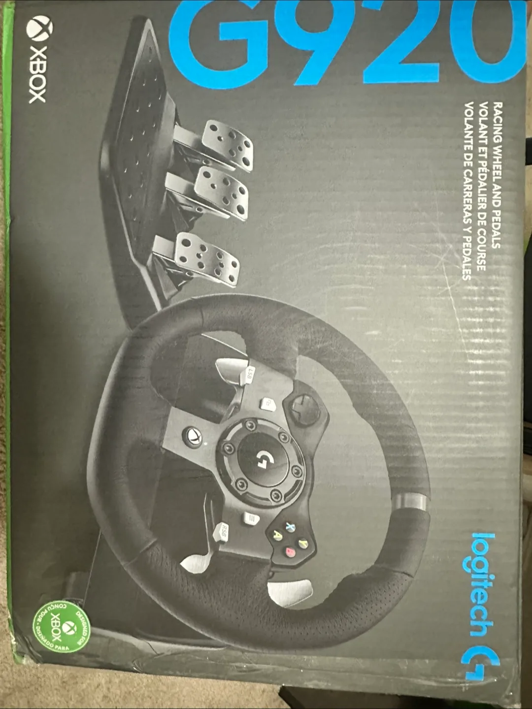 Brand New Logitech G920 Racing Wheel and Pedals image indicator(4)