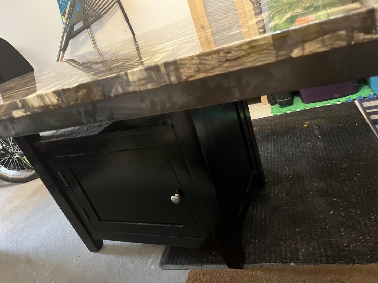 Large dark wood table - photo 3
