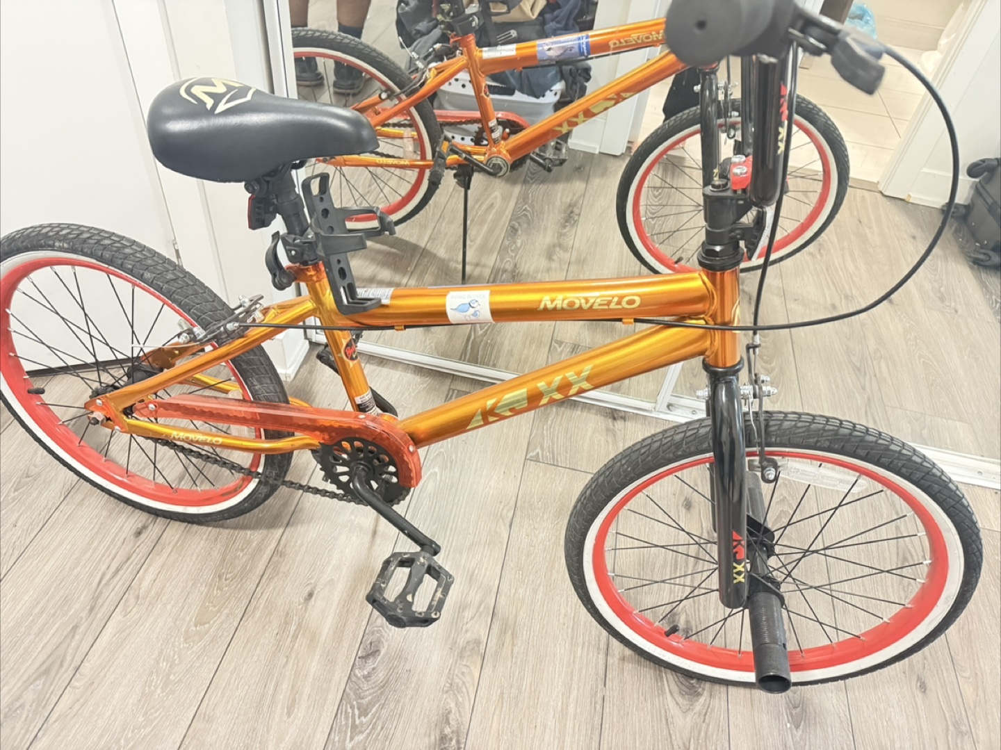 BMX Bike - Orange and Gold 8-12 years old