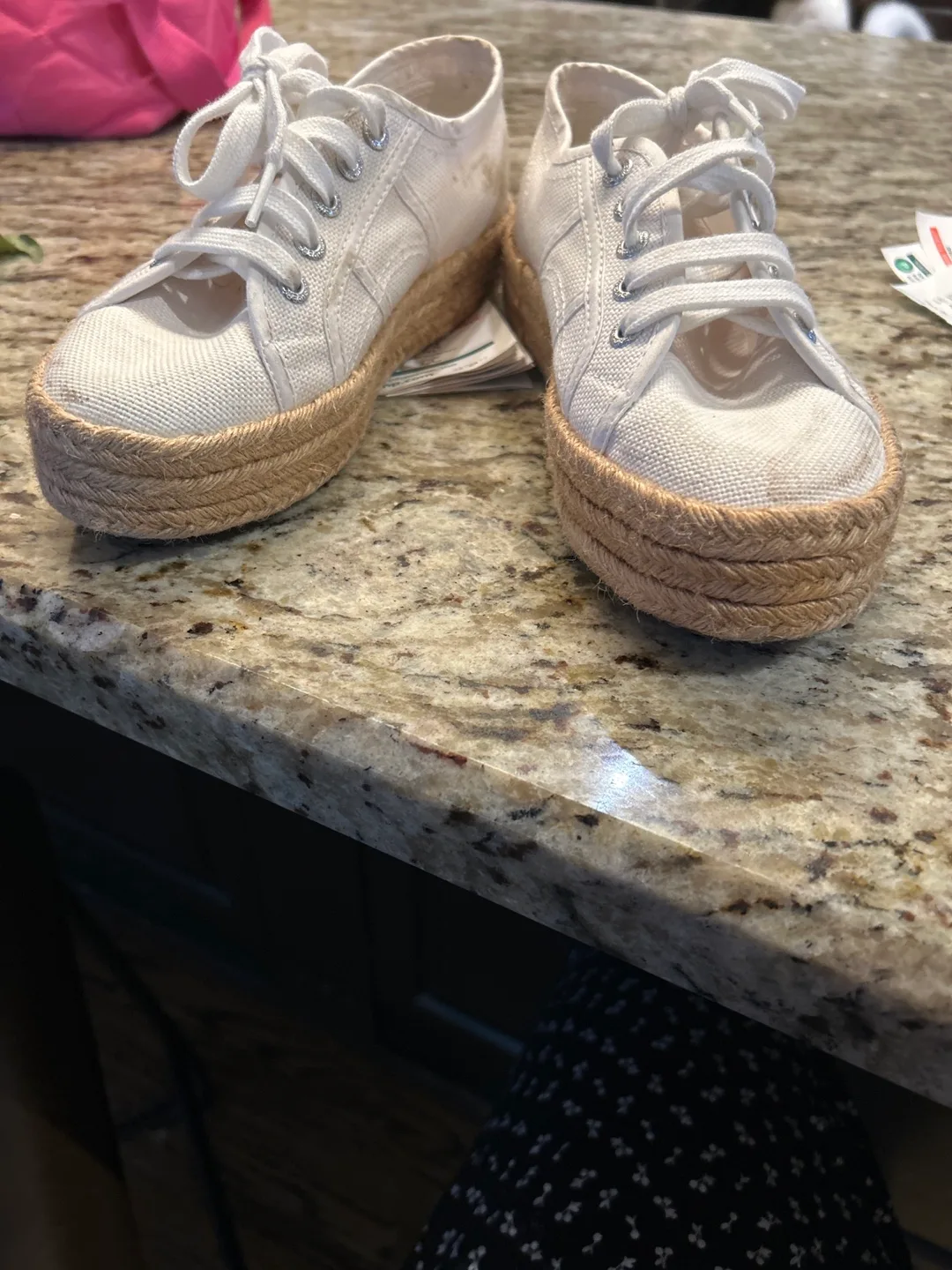 Superga White Espadrille Sneakers - Size 36 image indicator(4)