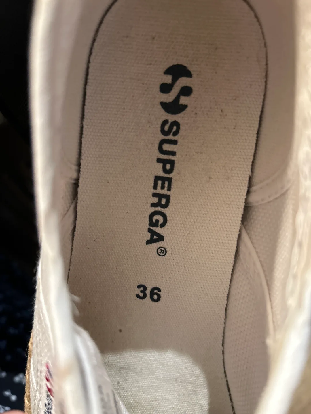 Superga White Espadrille Sneakers - Size 36 image indicator(2)