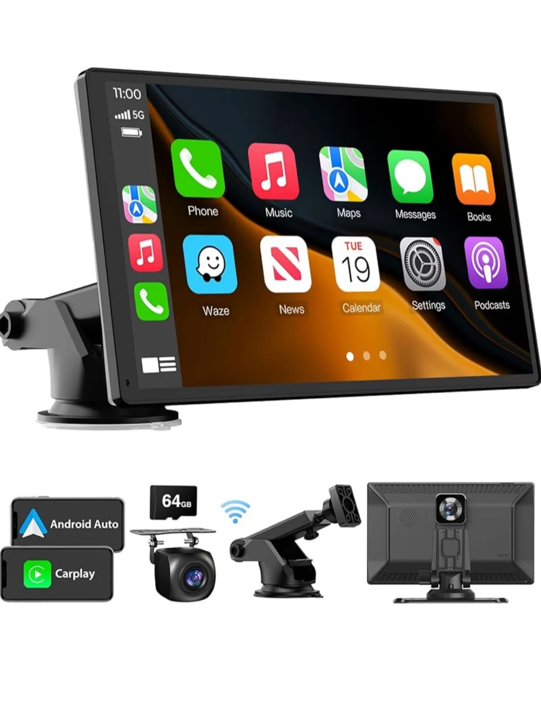 Laviai Smart Screen Apple CarPlay & Android Auto image indicator(2)