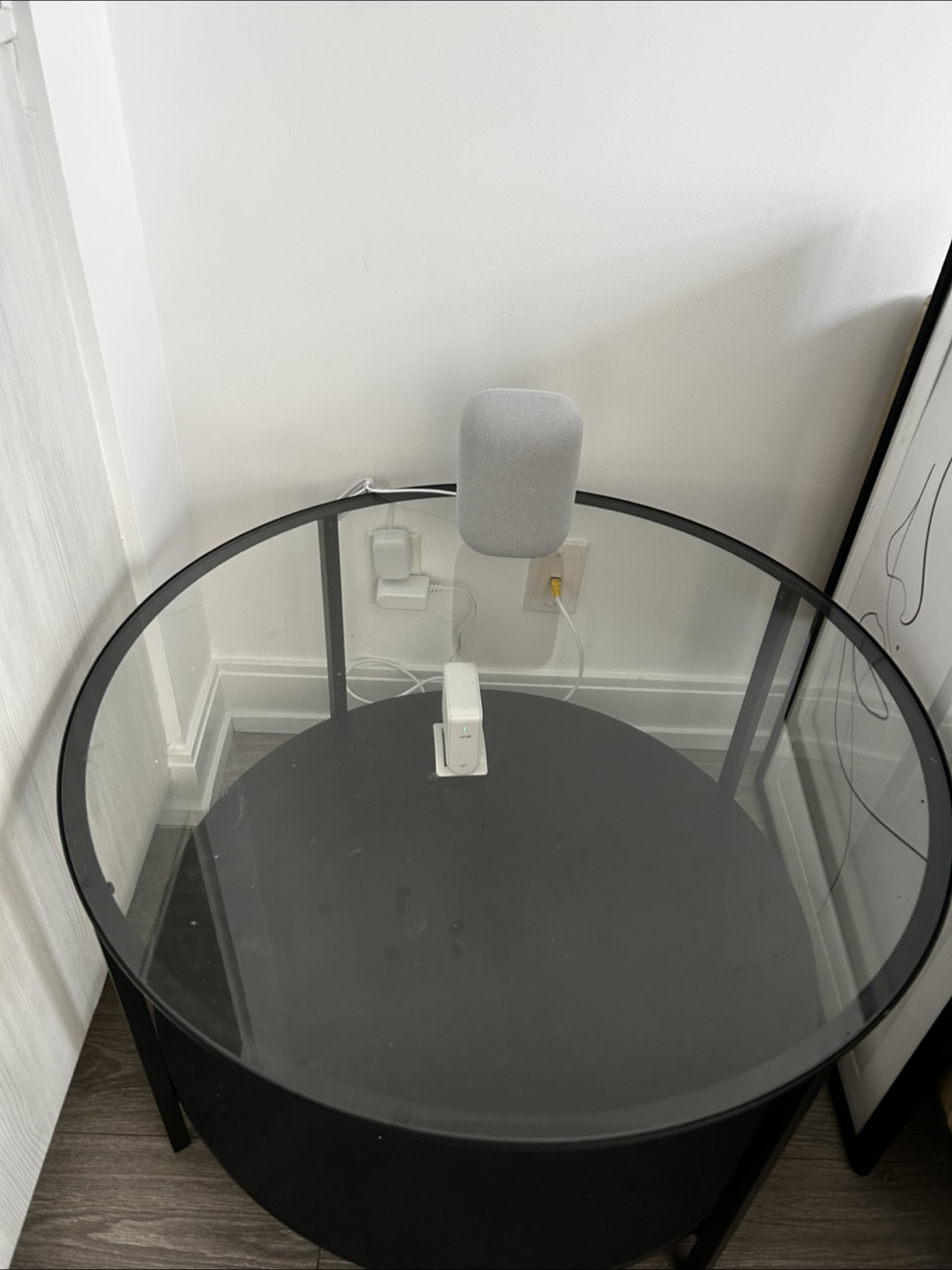 Black Round Coffee Table - photo 5