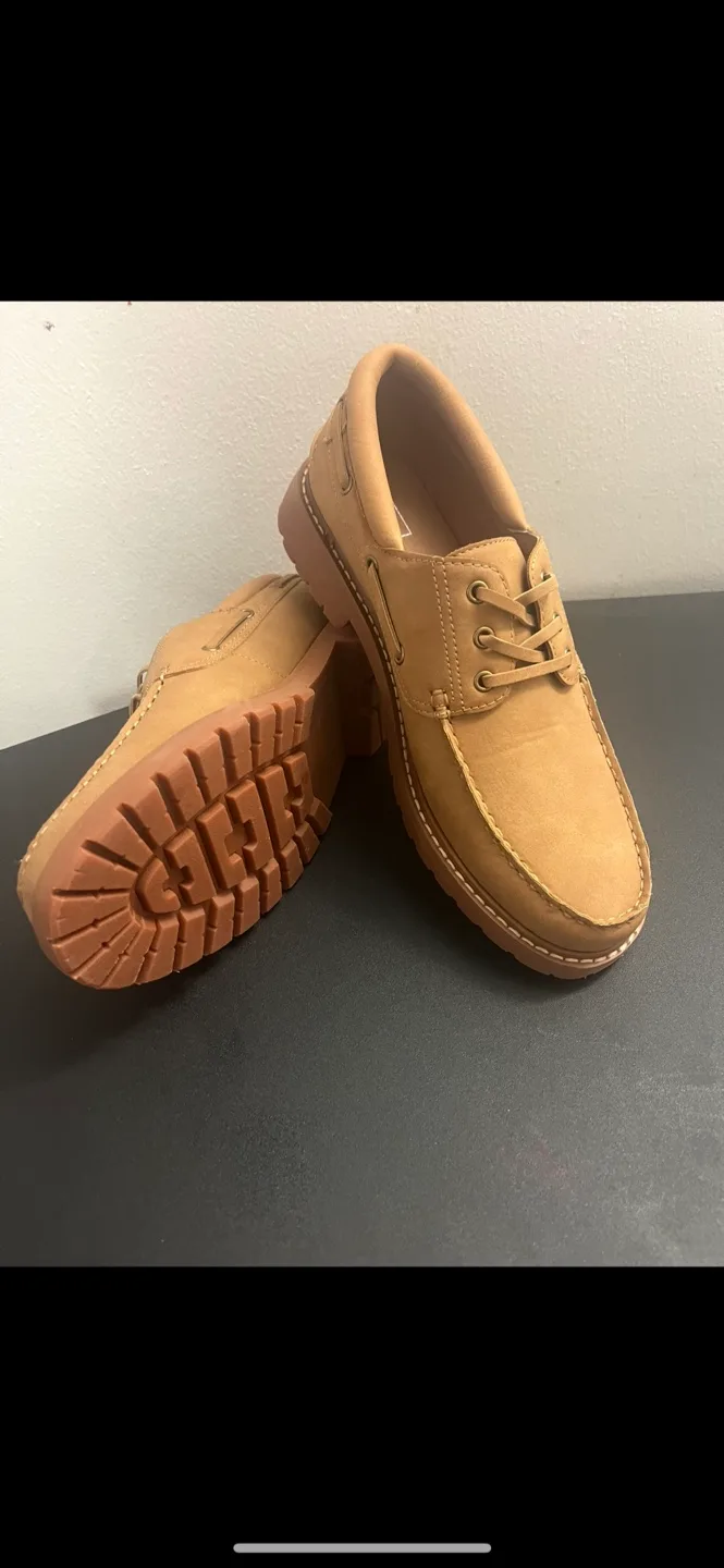Blackwell Supply Co. Tan Boat Shoes thumbnail