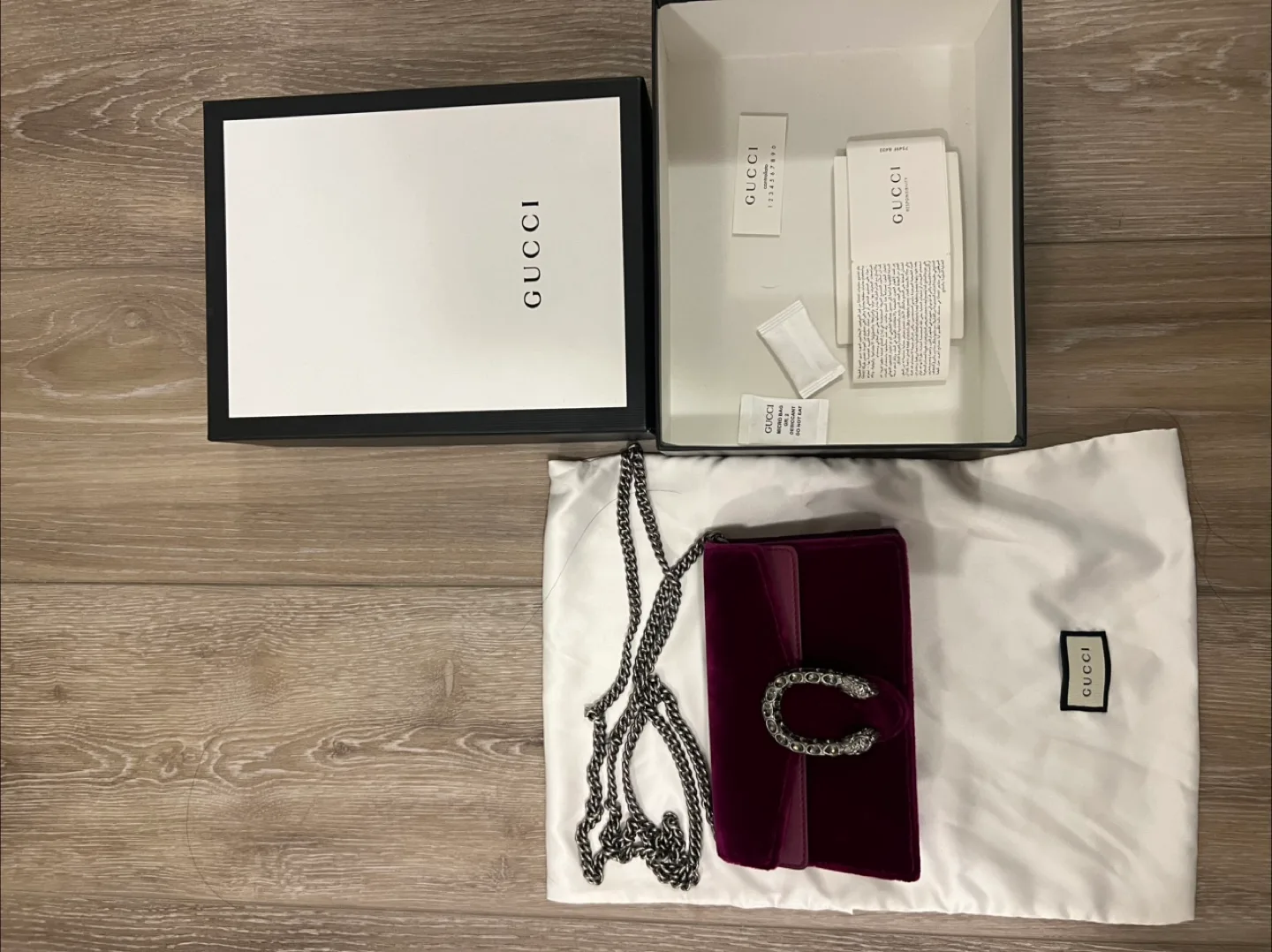 Gucci Dionysus Velvet Shoulder Bag Mini image indicator(7)