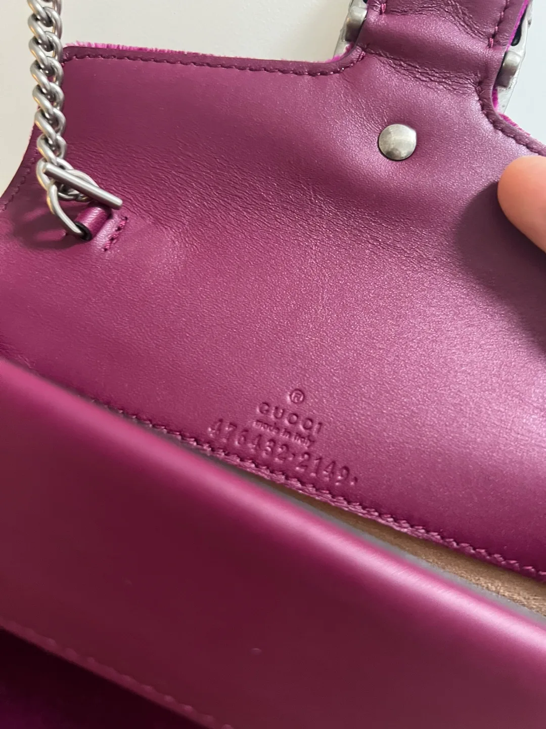 Gucci Dionysus Velvet Shoulder Bag Mini image indicator(4)