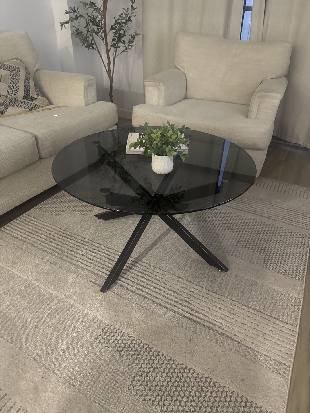 Glass Top Coffee Table