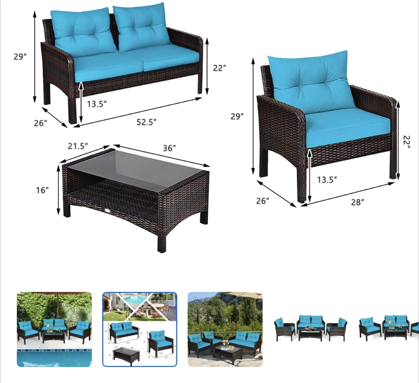Brand New Outdoor Patio Furniture Set - photo 2