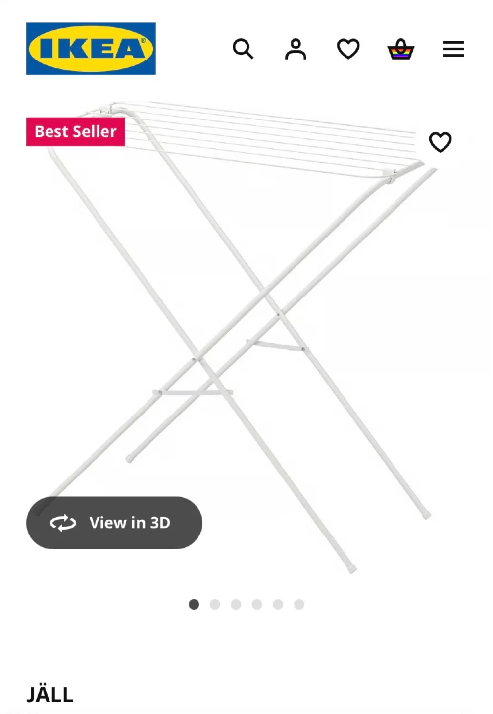 IKEA White Drying Rack image indicator(2)