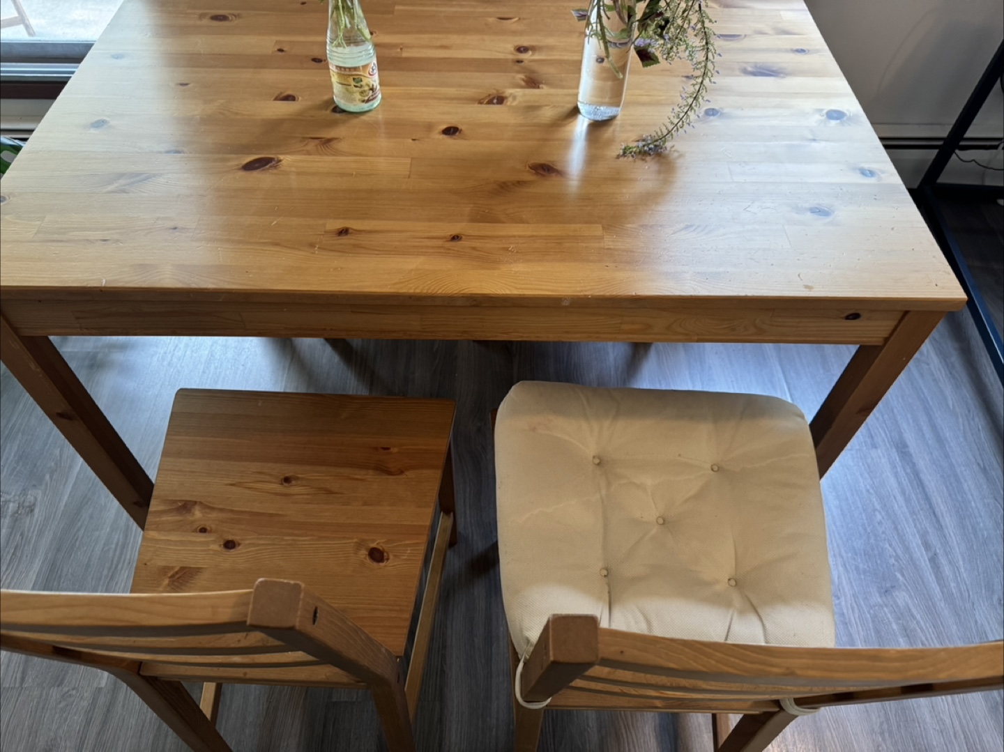 IKEA HAGERNAS SET Wooden Dining Table Set - photo 3