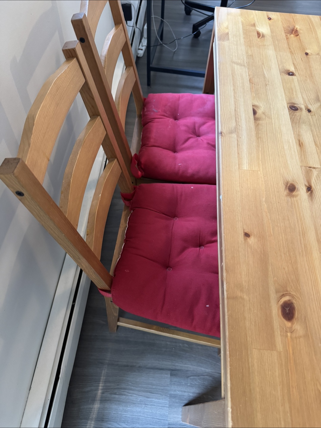 IKEA HAGERNAS SET Wooden Dining Table Set - photo 4