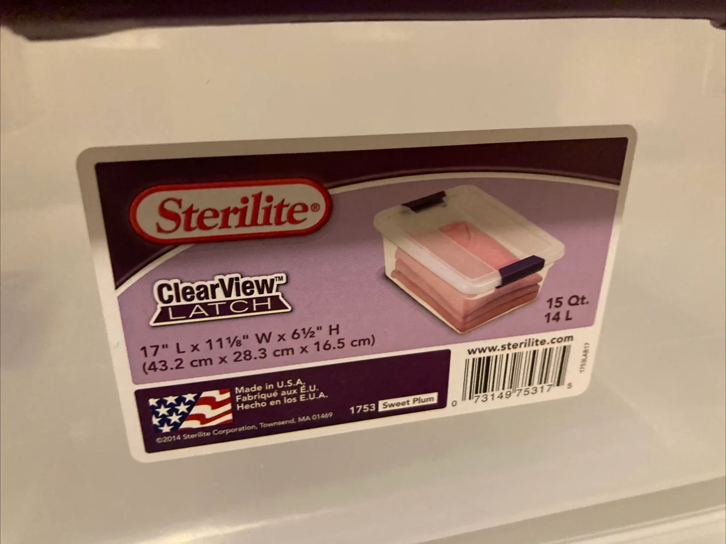 5 Clear Storage Containers (62L and 14L) image indicator(4)