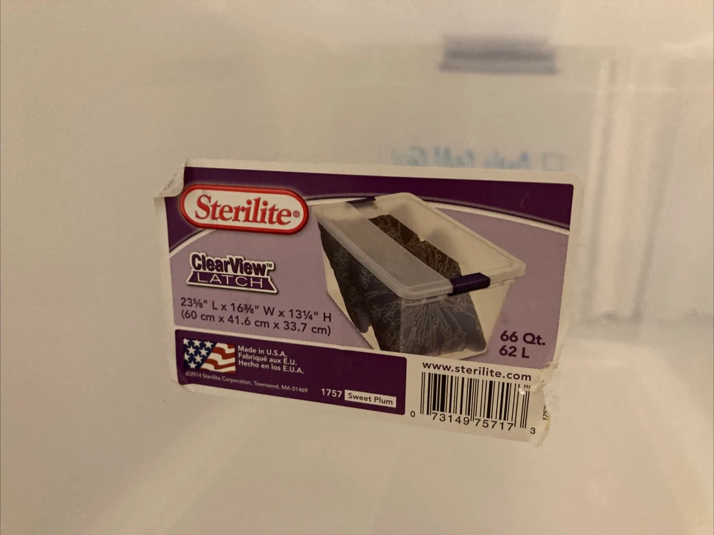 5 Clear Storage Containers (62L and 14L) image indicator(3)