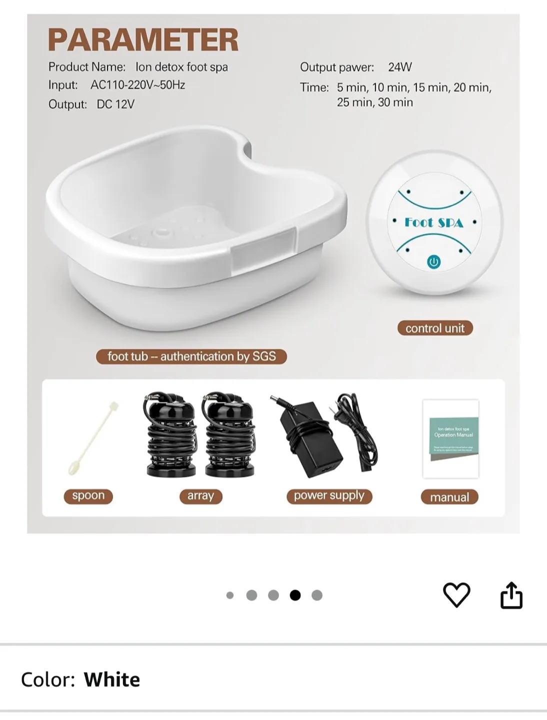 Foot Spa Detox Machine image indicator(7)